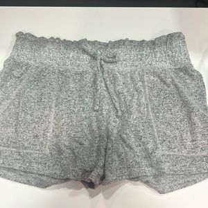 Grey flowy shorts
